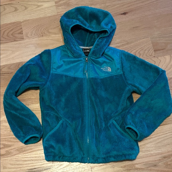 The North Face Kids' Teal Fleece Hoodie - Picture 1 of 5